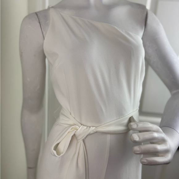 PETAL&PUP LEYTON JUMPSUIT - WHITE Elegant White Wide-Leg Pants Size 12.  #336 - Picture 5 of 15